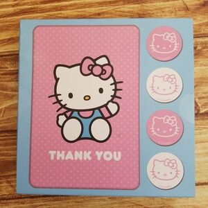 Hello Kitty Pink Thank You Card Set